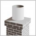 brick chimney flue type